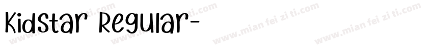 Kidstar Regular字体转换